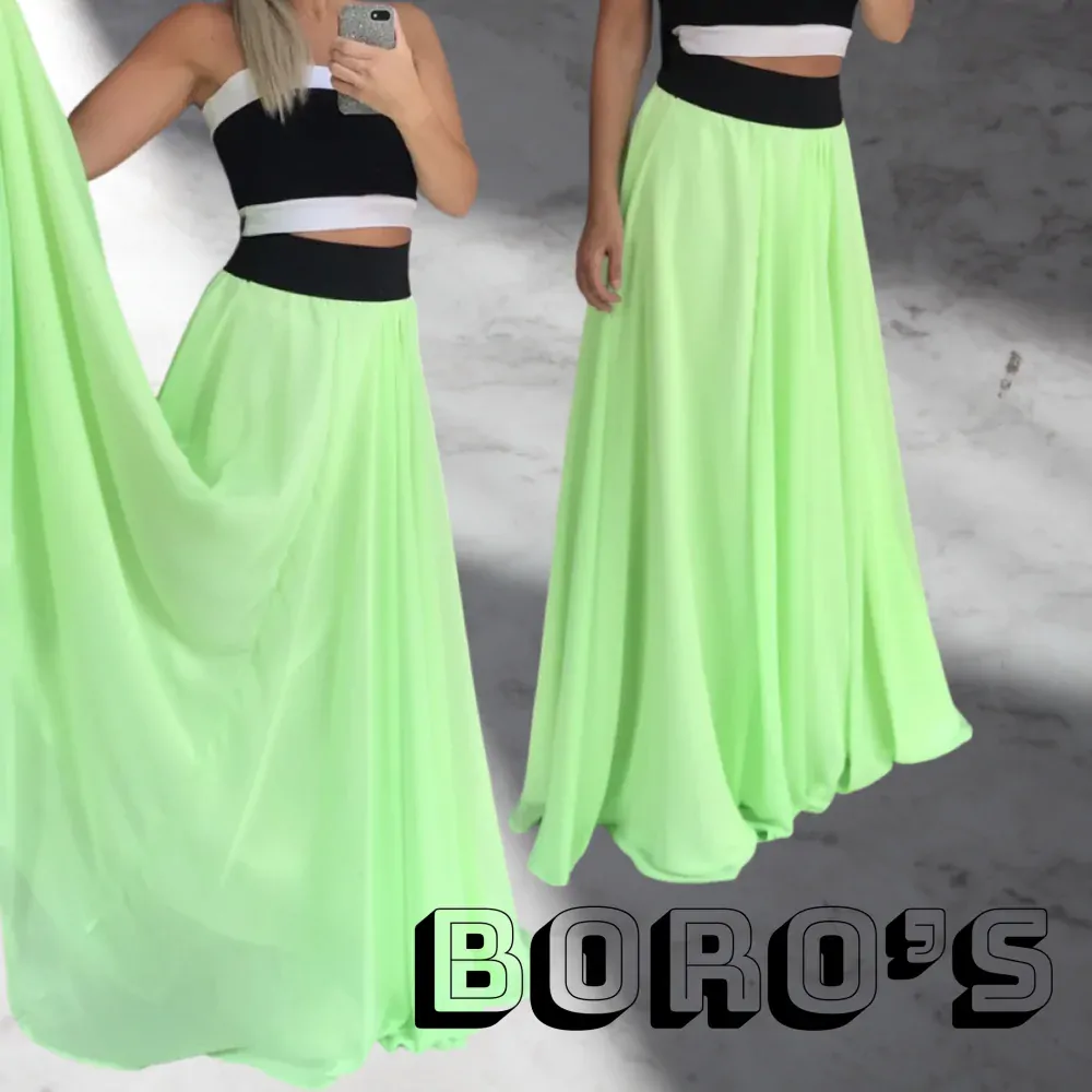 Dlouhá sukně - maxi sukně - BOROS SK-L-GRY 01